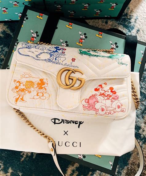 gucci disney marmont|Gucci Marmont bag from nancy.